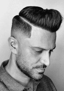 Low Fade em V: Degradê, Liso, Baixo – Quarto Sete