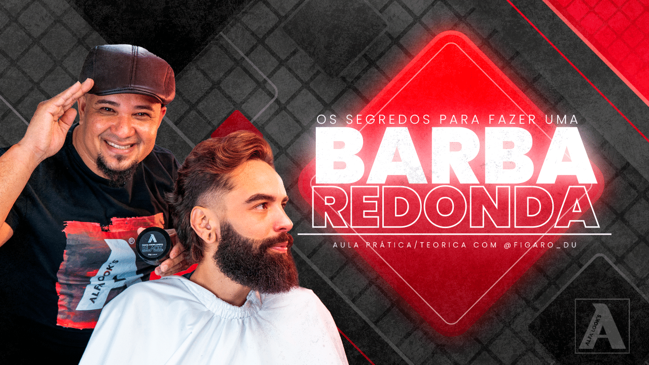 estilo de barba redonda